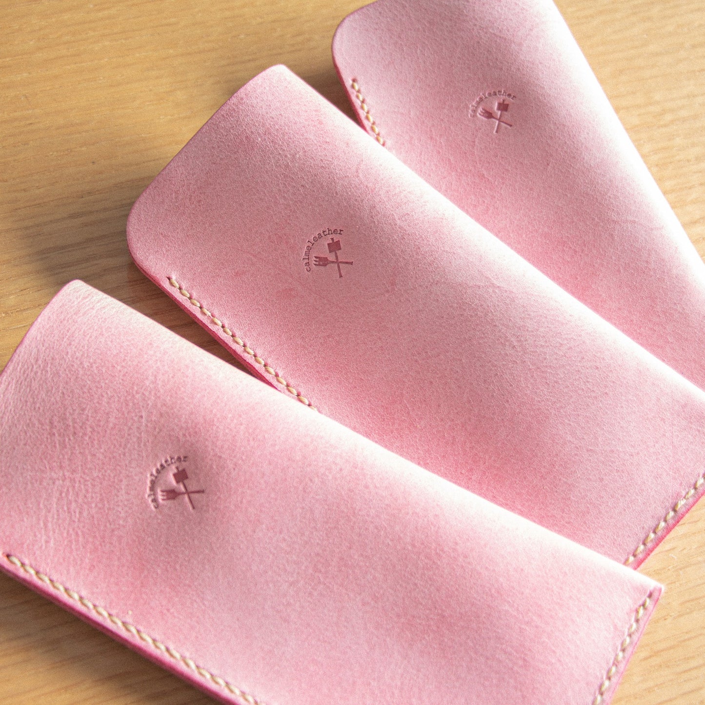 気まぐれレザーのメガネケース　<ハートデザイン>