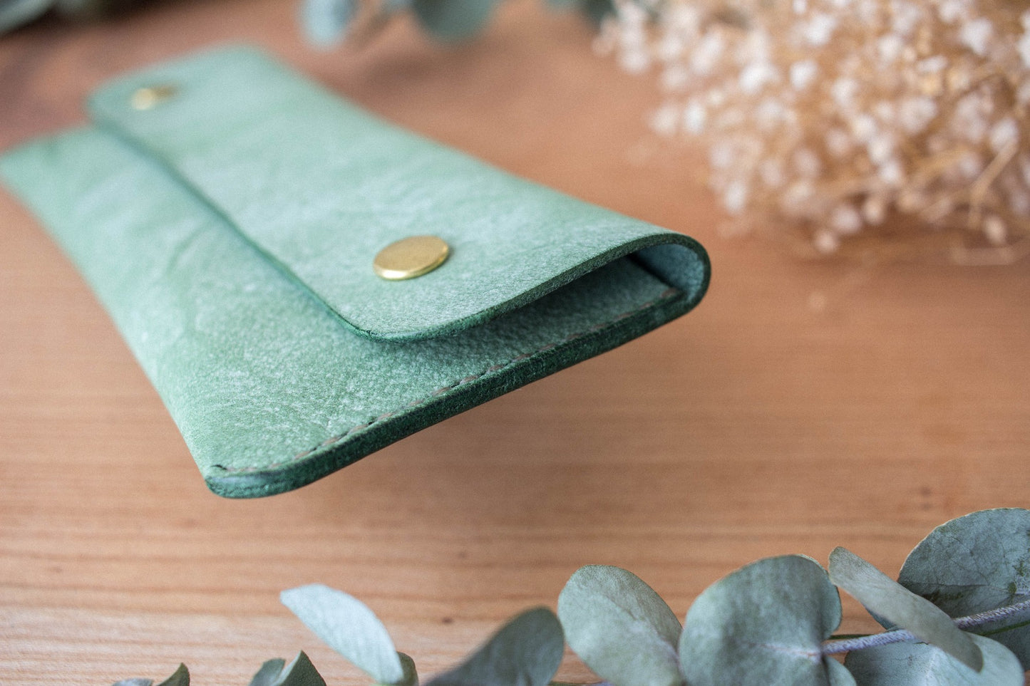 気まぐれレザーのペンケースB《名入れ・送料無料》