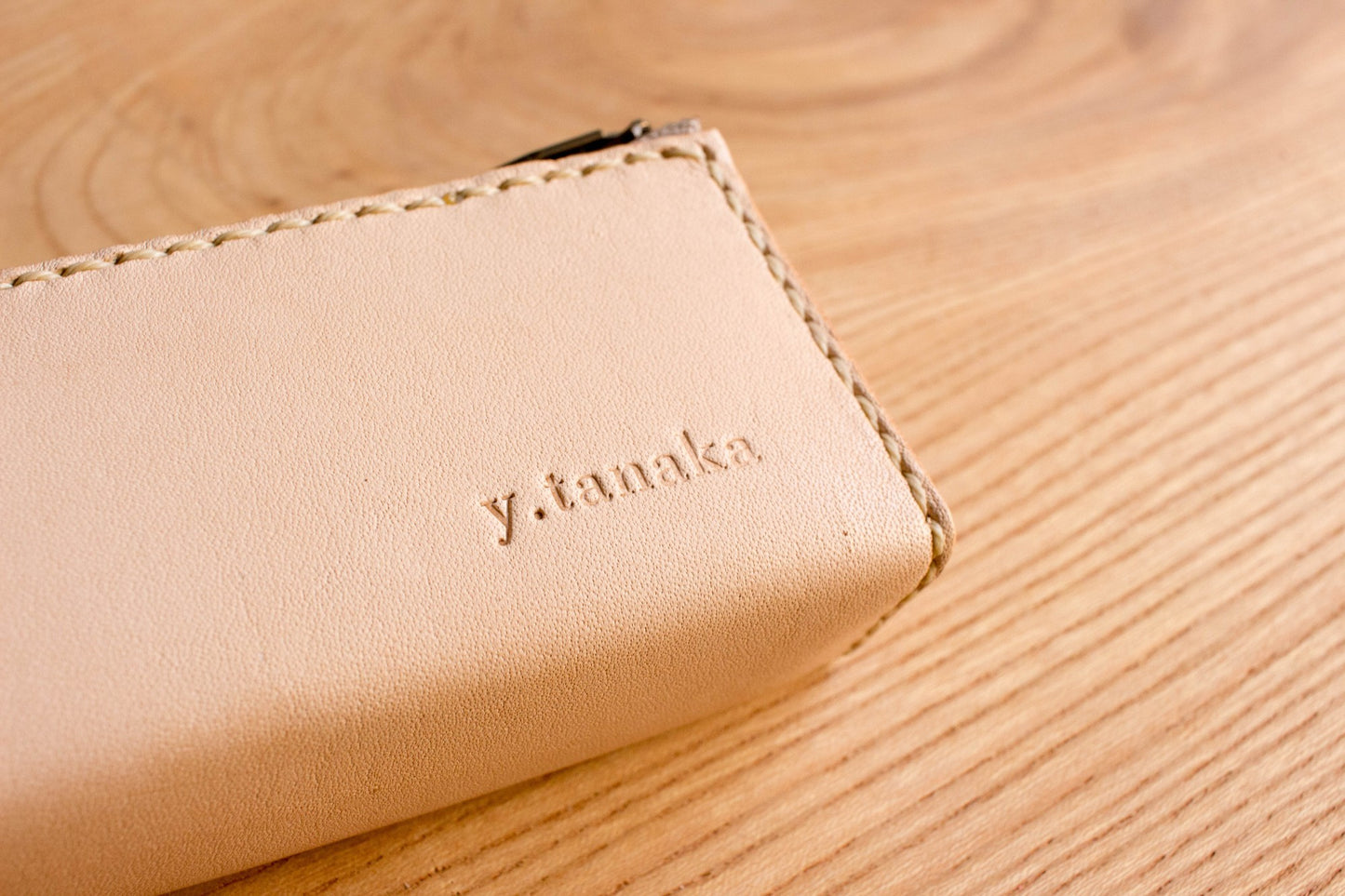 コンパクトでシンプルな本革ペンケース 　<名入れ対応>