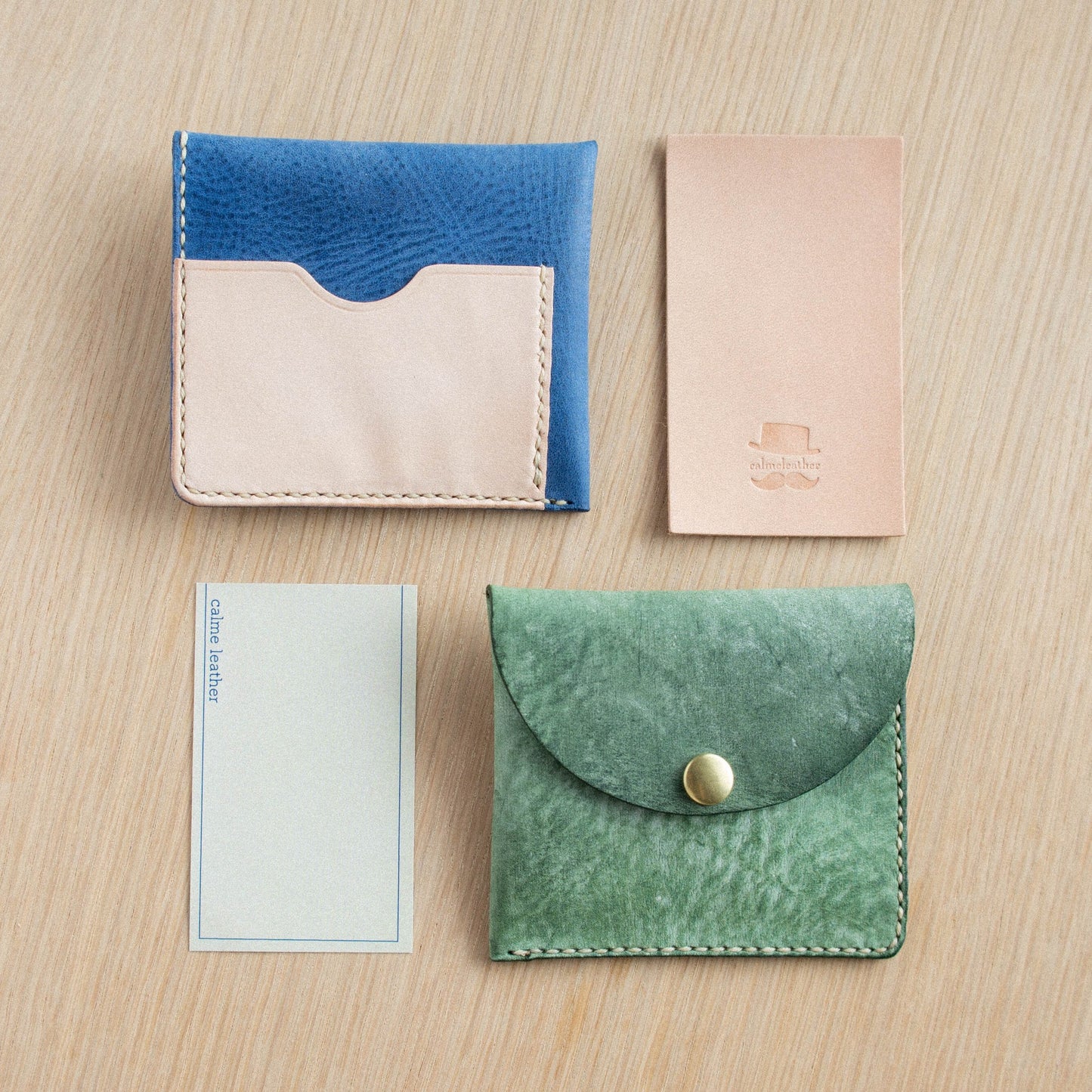 〔ちょっとしたお出かけに♪〕気まぐれレザーのワンマイルウォレット《名入れ対応》