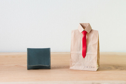 スマートデザインの本革コインケース 《名入れ対応》